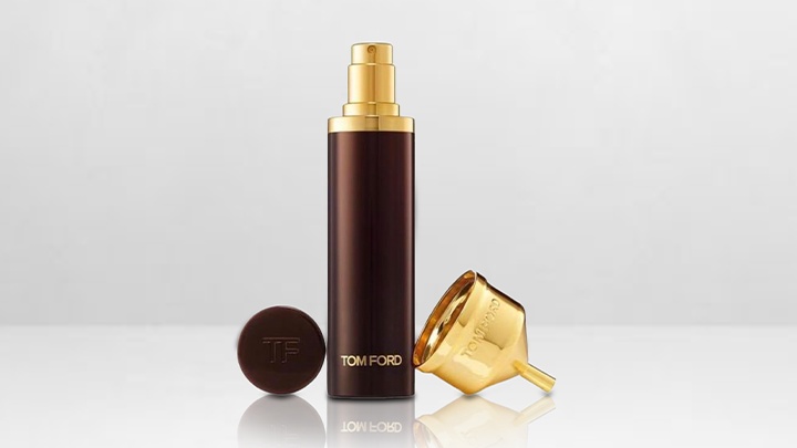 Image of a complimentary atomizer from Tom Ford
